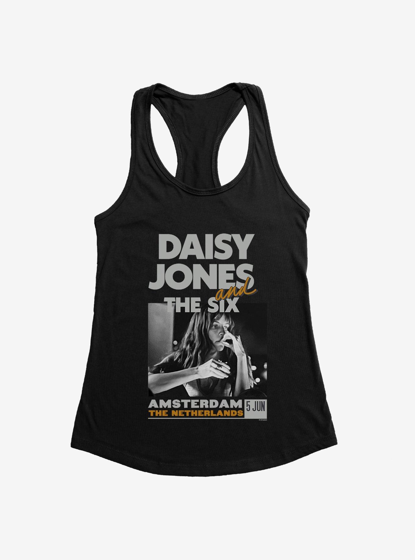 Daisy Jones & The Six Amsterdam Poster Womens Tank Top, BLACK, hi-res