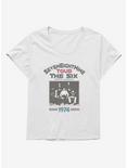 Daisy Jones & The Six 1974 North America Tour Womens T-Shirt Plus Size, WHITE, hi-res