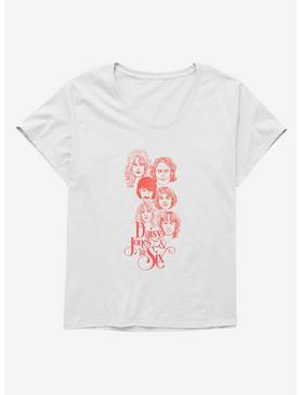 Daisy Jones & The Six Band Illustration Womens T-Shirt Plus Size, , hi-res