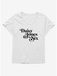 Daisy Jones & The Six Logo Womens T-Shirt Plus Size, WHITE, hi-res