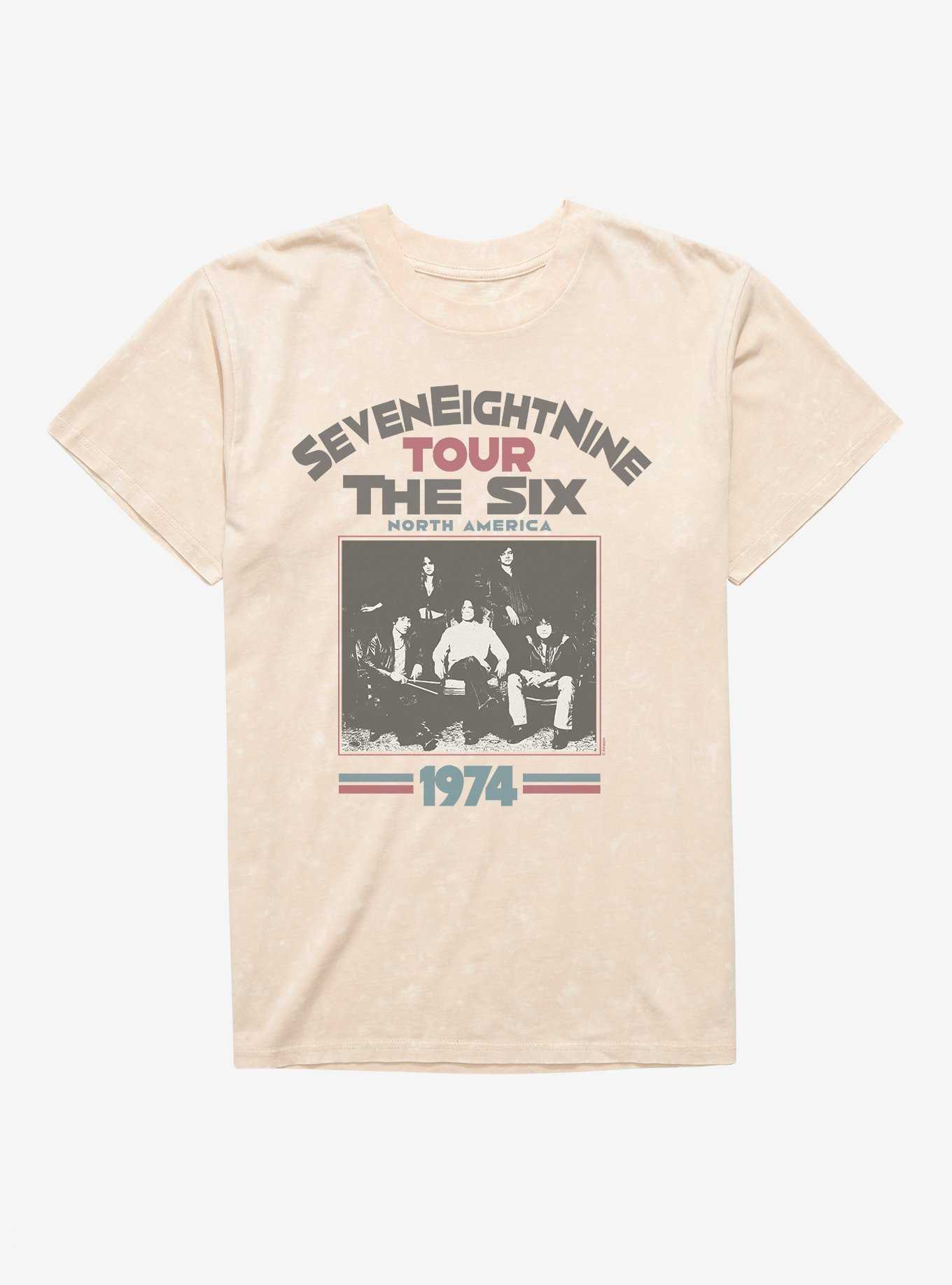 Daisy Jones & The Six 1974 North America Tour Mineral Wash T-Shirt, , hi-res