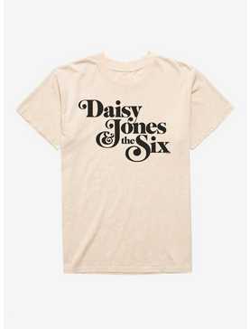 Daisy Jones & The Six Logo Mineral Wash T-Shirt, NATURAL MINERAL WASH, hi-res