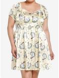 Disney Beauty And The Beast Belle Satin Sweetheart Dress Plus Size, MULTI, hi-res