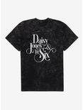 Daisy Jones & The Six Title Logo Mineral Wash T-Shirt, BLACK MINERAL WASH, hi-res