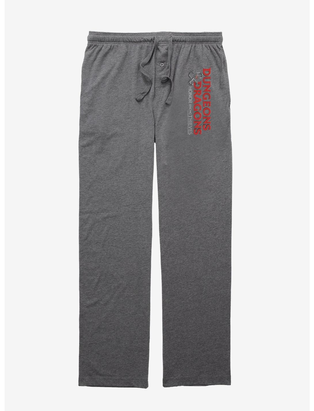 Dungeons & Dragons: Honor Among Thieves Movie Title Pajama Pants, GRAPHITE HEATHER, hi-res