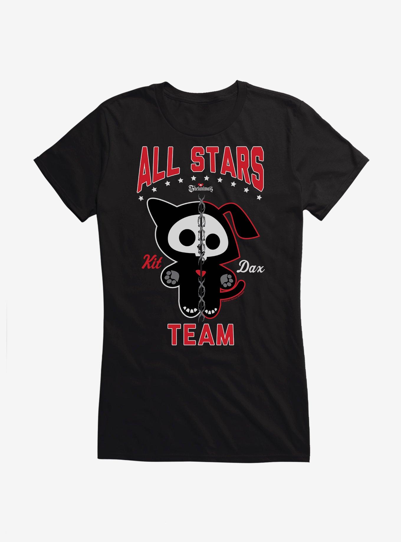 Skelanimals Kit Dax All Stars Team Girls T-Shirt, BLACK, hi-res