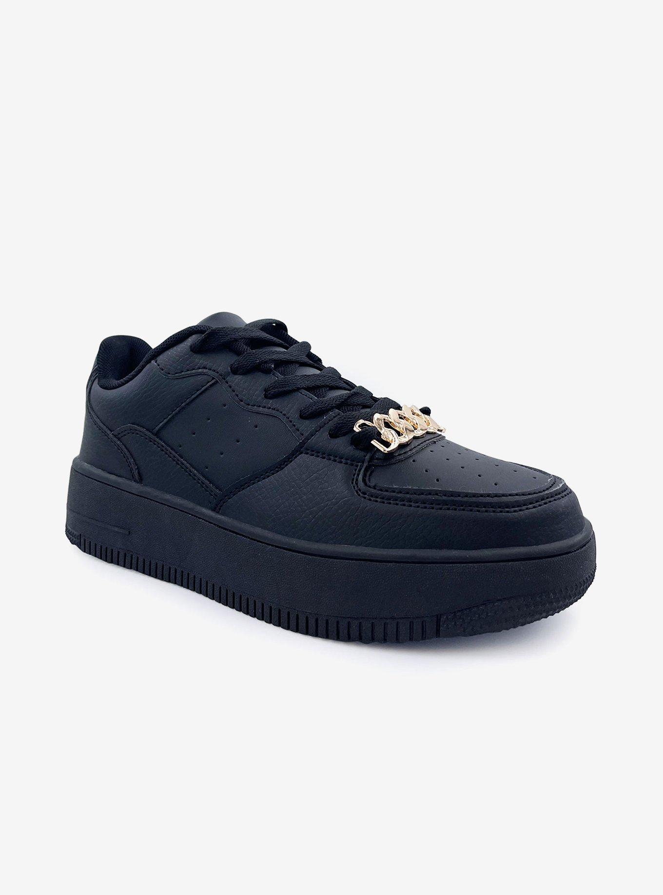 Eden Platform Chain Sneaker Black, BLACK, hi-res