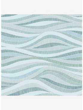 Mosaic Waves Peel & Stick Wallpaper, , hi-res