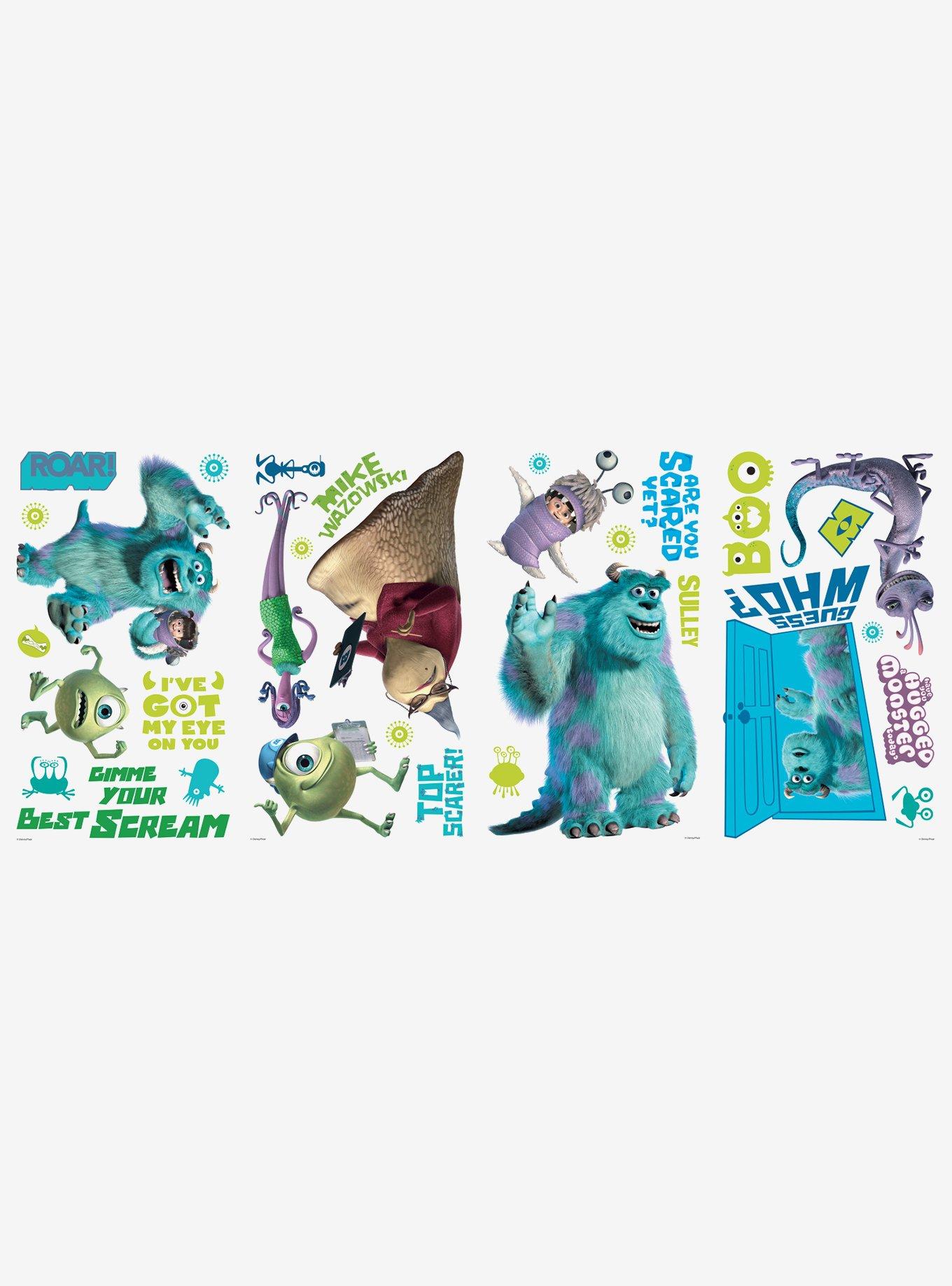 Disney Pixar Monsters Inc Peel & Stick Wall Decals, , hi-res