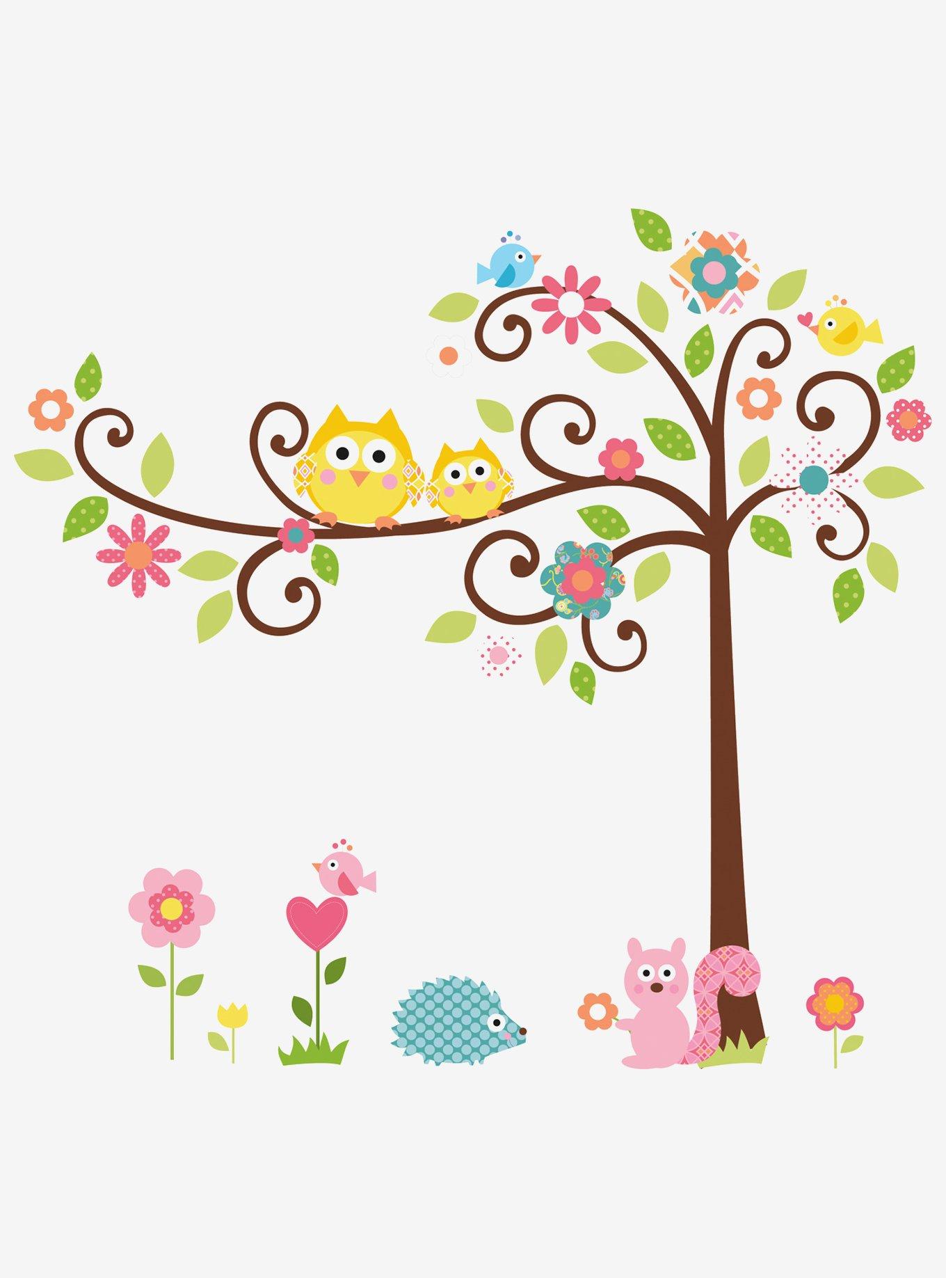 Happi Scroll Tree Peel & Stick Megapack, , hi-res