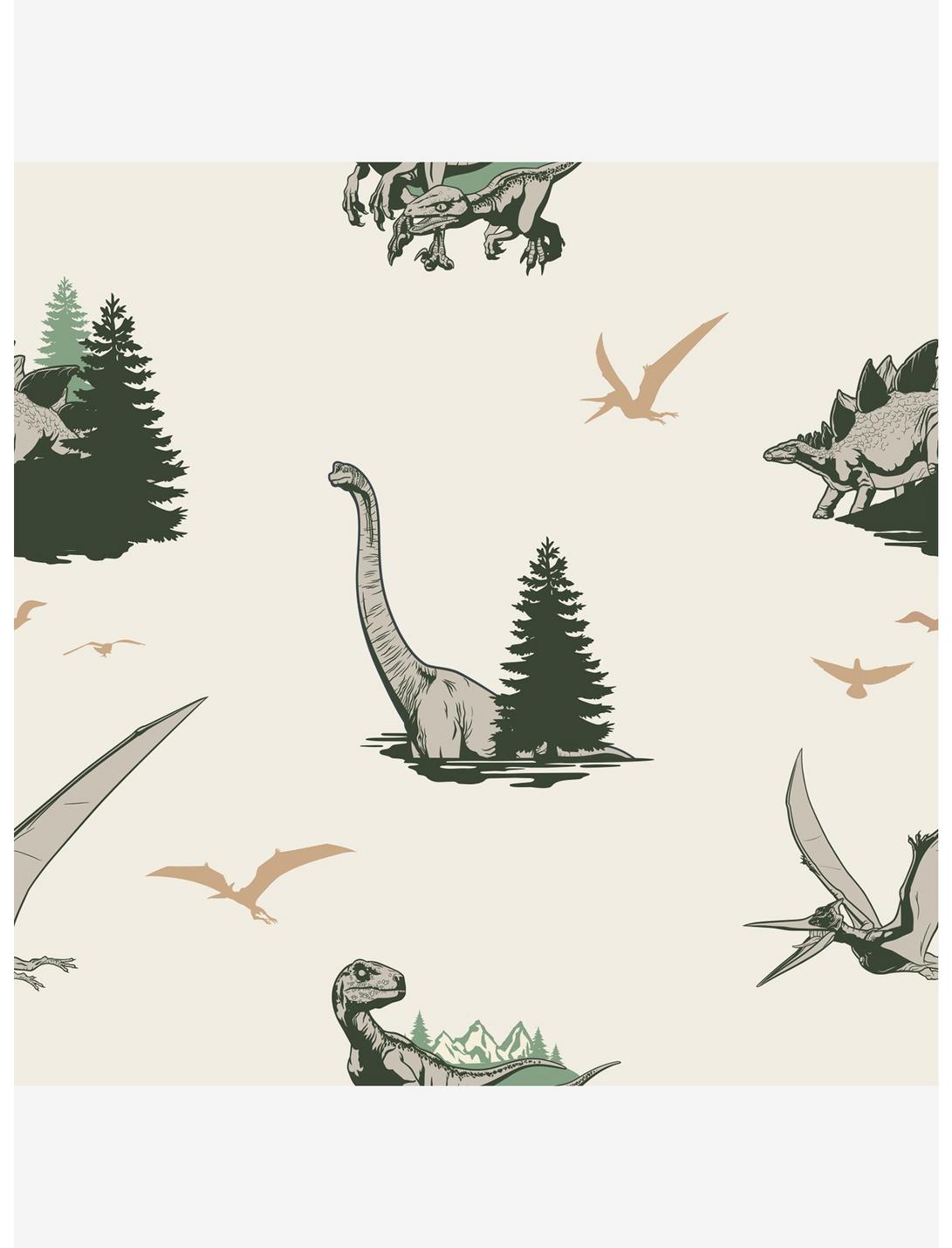 Jurassic World Dominion Vintage Dinosaurs Peel And Stick Wallpaper | Hot  Topic
