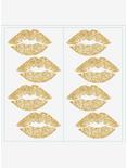 Lip Peel And Stick Wall Decals With Glitter, , hi-res