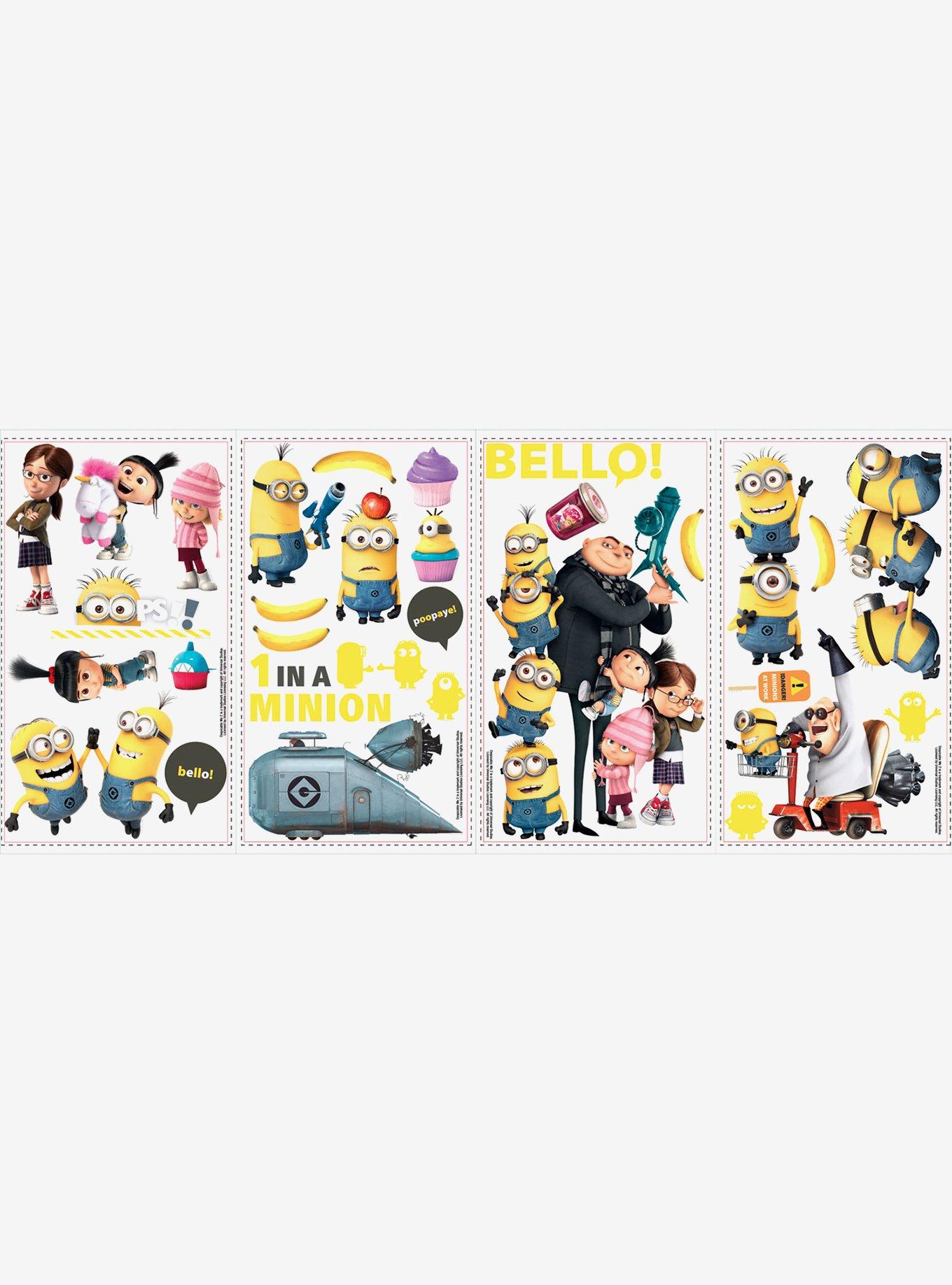 Minions Despicable Me 2 Peel And Stick Wall Decals