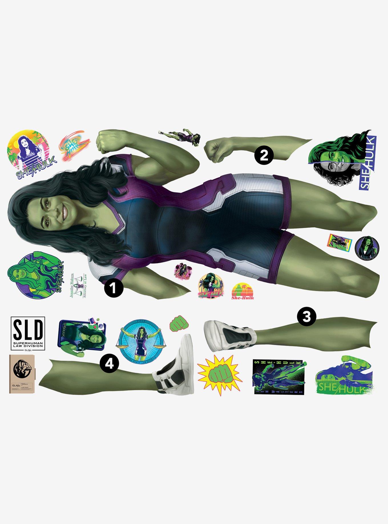 Marvel She-Hulk Giant Peel & Stick Wall Decals, , hi-res