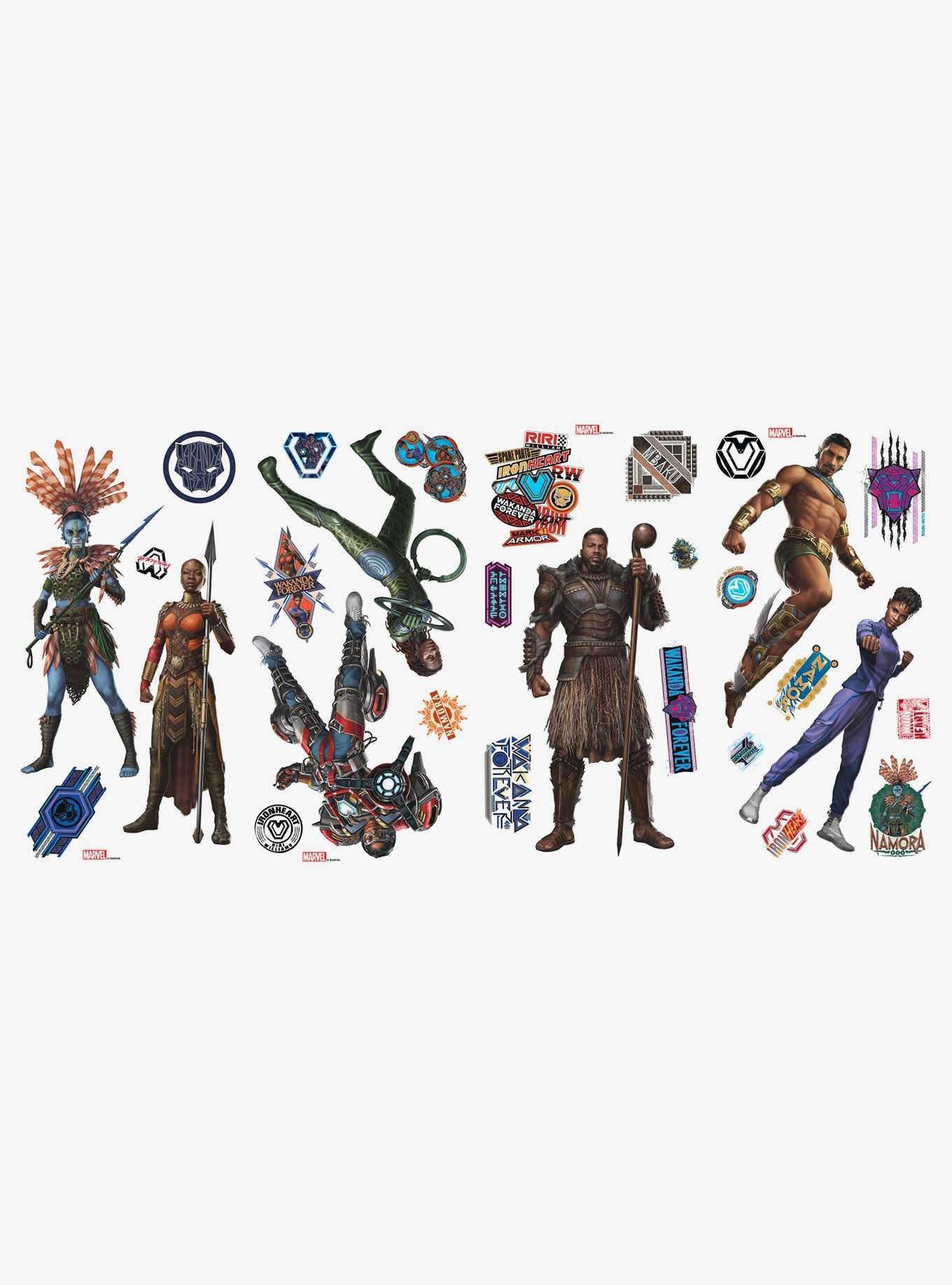 Marvel Black Panther: Wakanda Forever Peel & Stick Wall Decals, , hi-res