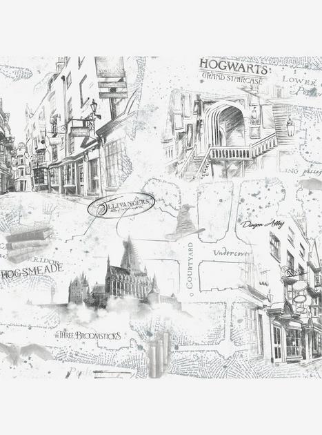 HARRY POTTER MAP PEEL & STICK WALLPAPER – Wallpaper Your World