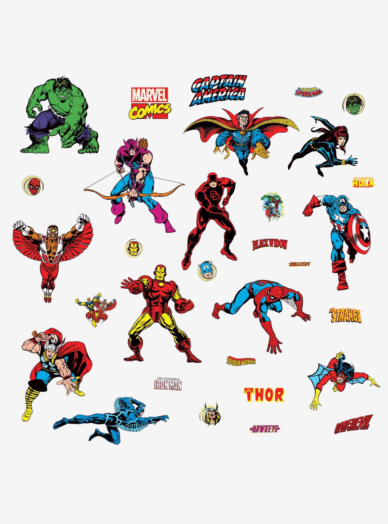 Marvel Avengers Classics Peel And Stick Wall Decals, , hi-res