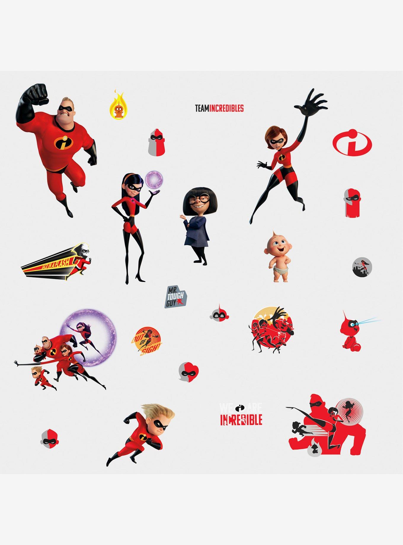 Disney Pixar The Incredibles 2 Peel And Stick Wall Decals, , hi-res
