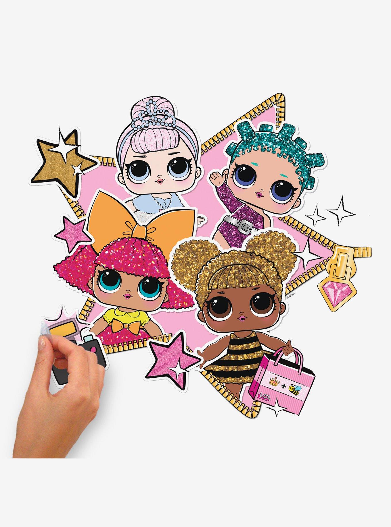 L.O.L. Surprise! Peel And Stick Giant Wall Decals, , hi-res
