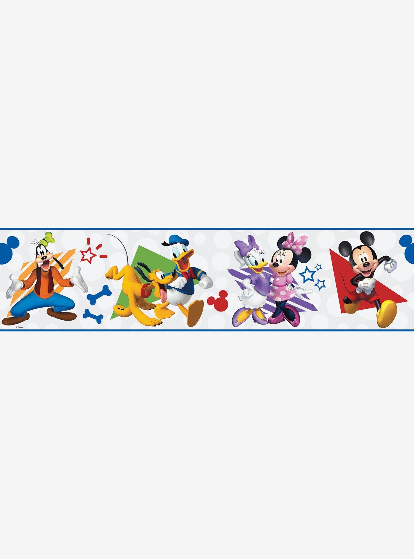 Disney Mickey Mouse & Friends Peel & Stick Wallpaper Border, , hi-res