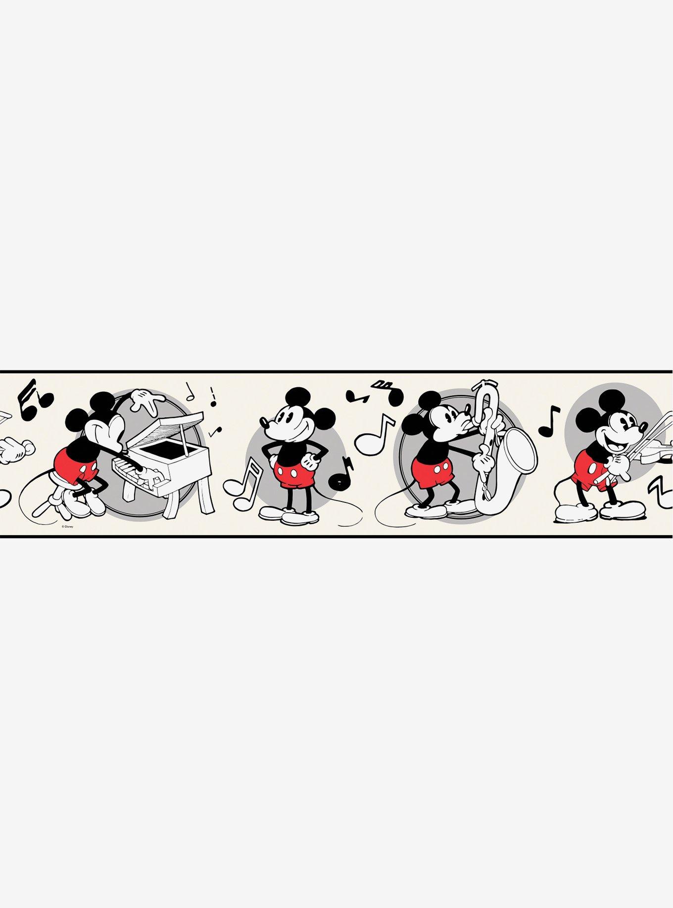 Disney Mickey Mouse Vintage Peel & Stick Wallpaper Border, , hi-res