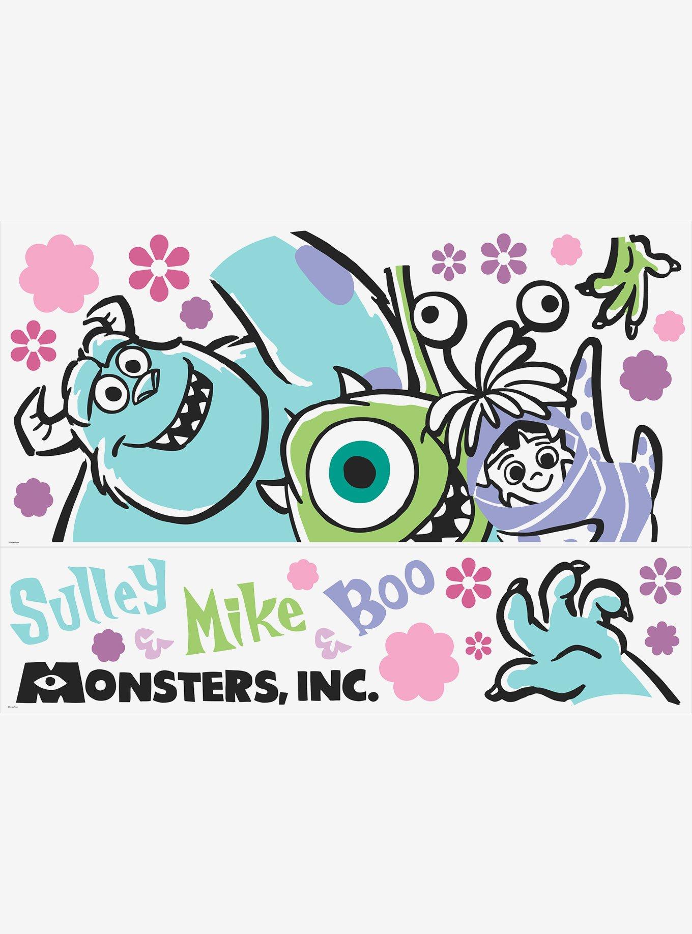 Disney Pixar Monsters Inc. Peel And Stick Giant Wall Decals BoxLunch