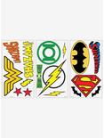 DC Comics Superhero Logos Peel And Stick Wall Decals, , hi-res