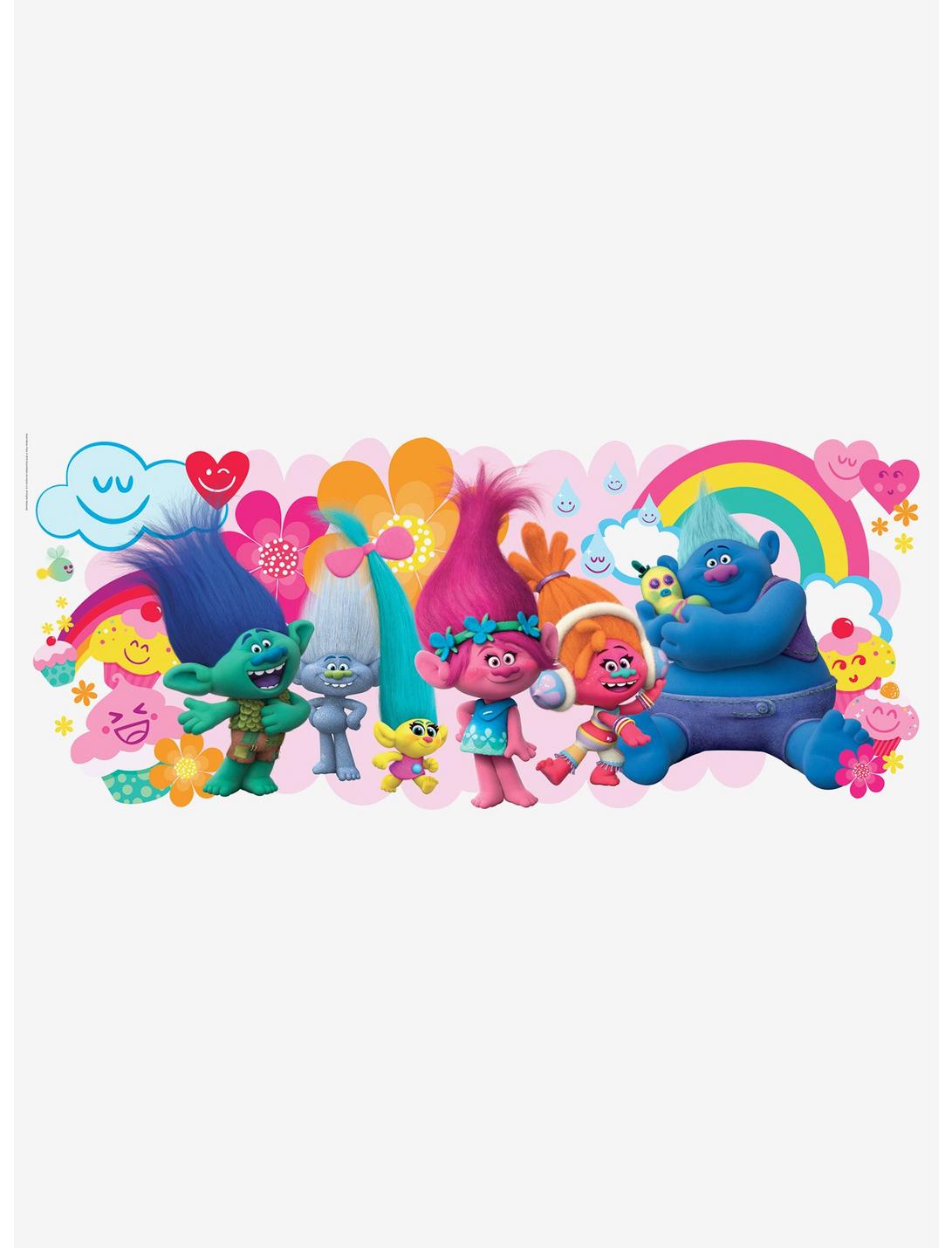 Trolls Movie Peel And Stick Giant Wall Decals, , hi-res