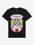 Killer Klowns From Outer Space Slim T-Shirt By Matthew Lineham, BLACK, hi-res