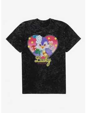 Care Bear Cousins Cozy Heart Penguin Lucky Mineral Wash T-Shirt, , hi-res