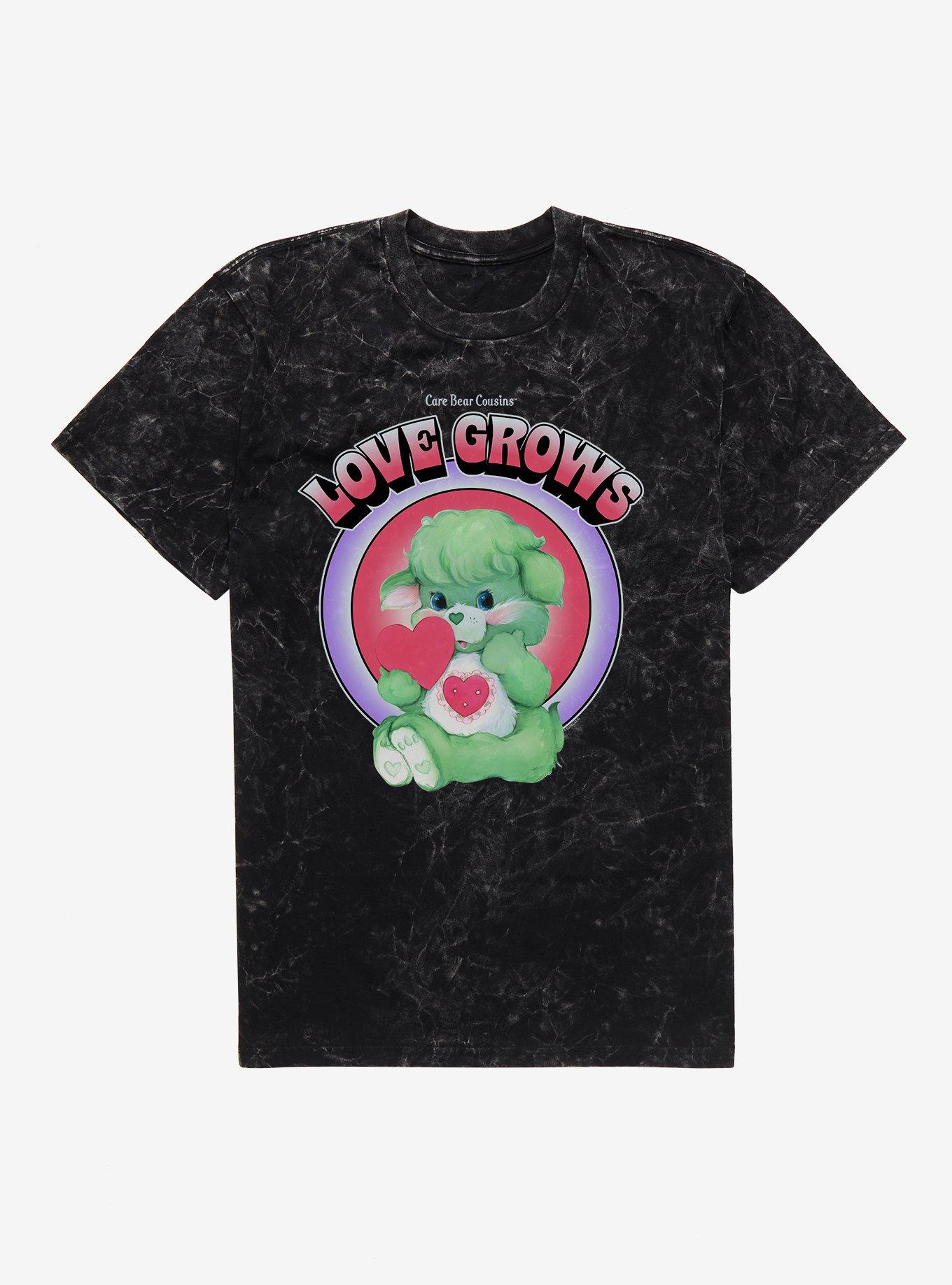 Care Bear Cousins Gentle Heart Lamb Love Grows Mineral Wash T-Shirt, , hi-res