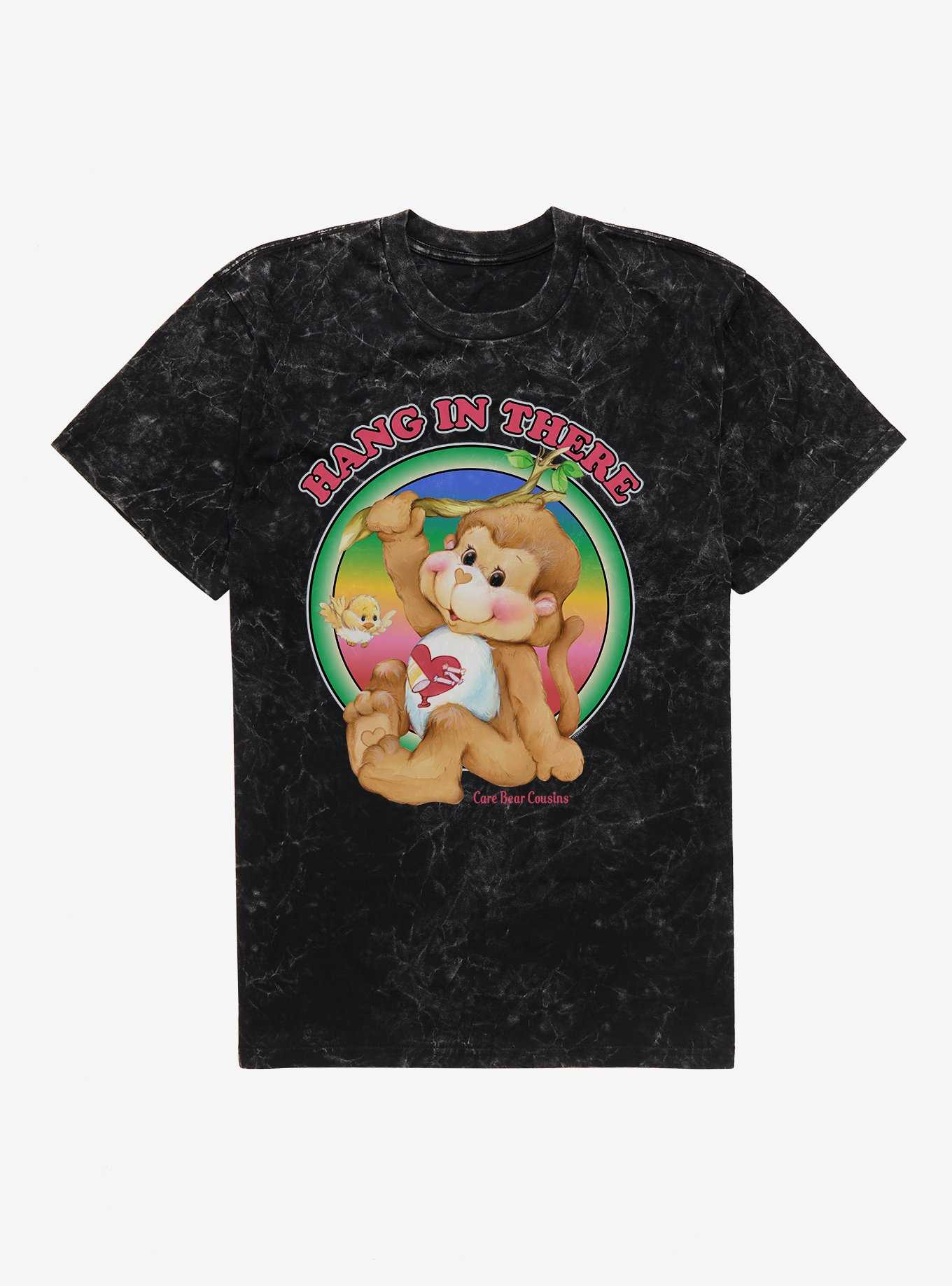 Care Bear Cousins Playful Heart Monkey Hang In There Mineral Wash T-Shirt, , hi-res
