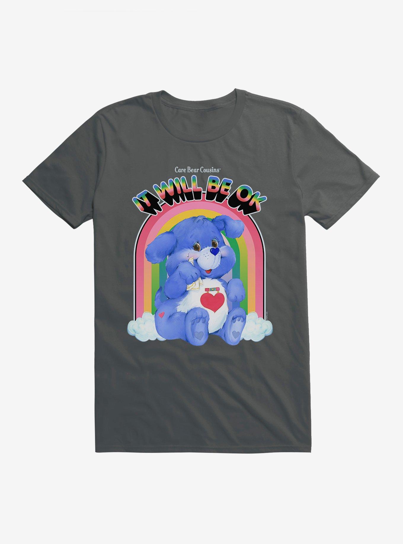 Care Bear Cousins Loyal Heart Dog It Will Be Ok T-Shirt, CHARCOAL, hi-res