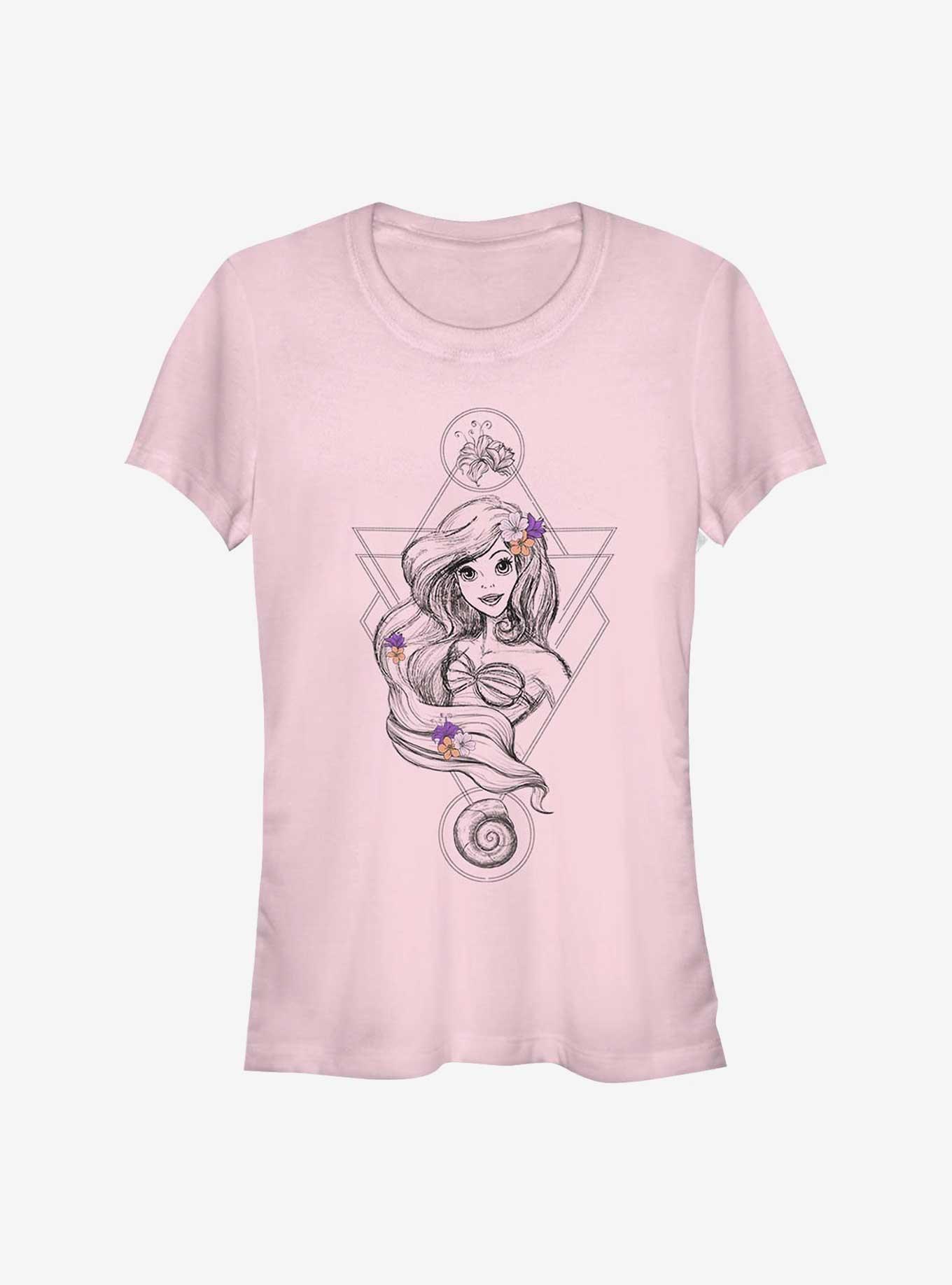 Disney The Little Mermaid Boho Ariel Girls T-Shirt