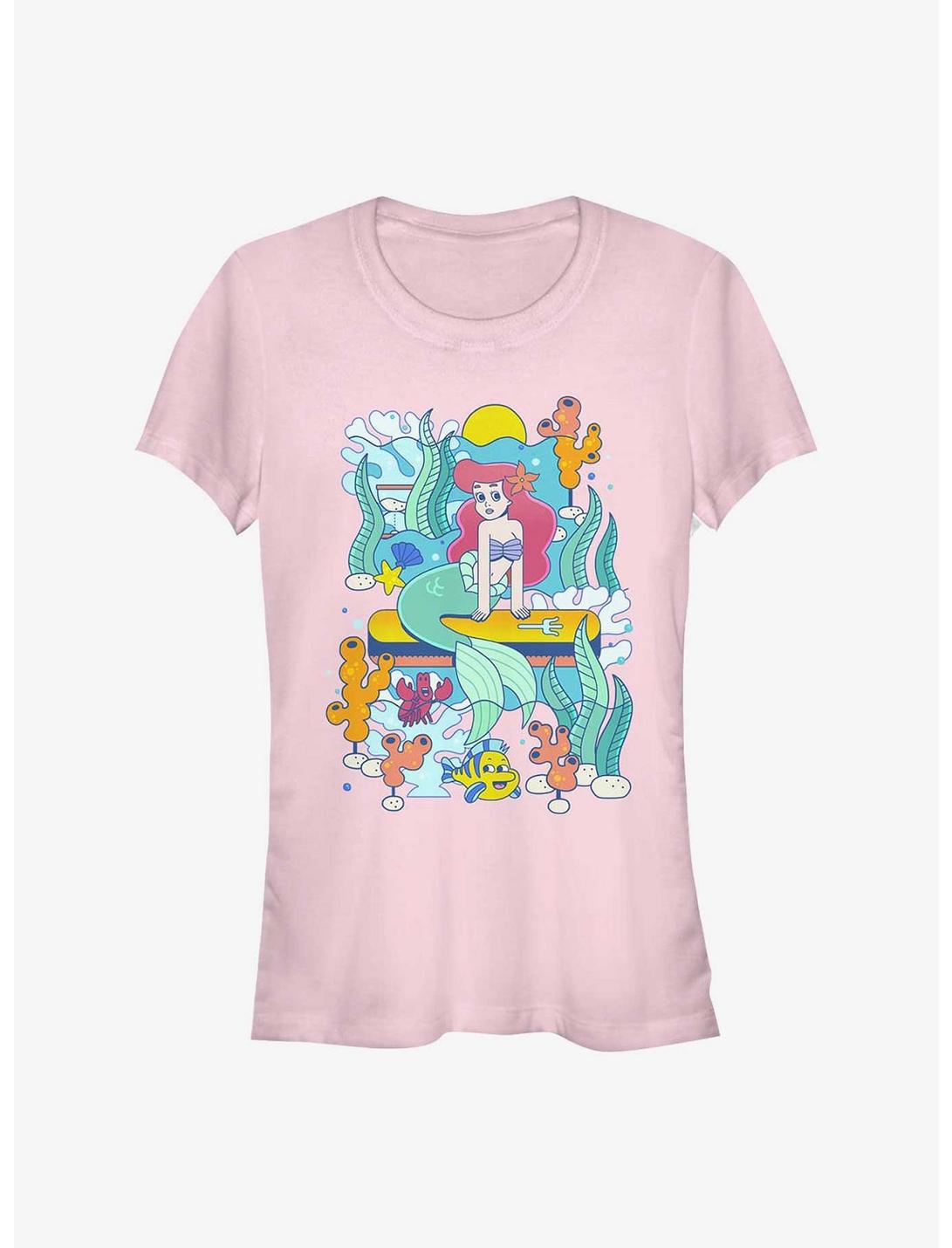 Disney The Little Mermaid Mermaid Jam Girls T-Shirt, LIGHT PINK, hi-res