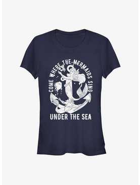 Disney The Little Mermaid Under The Sea Where The Mermaids Sing Girls T-Shirt, , hi-res