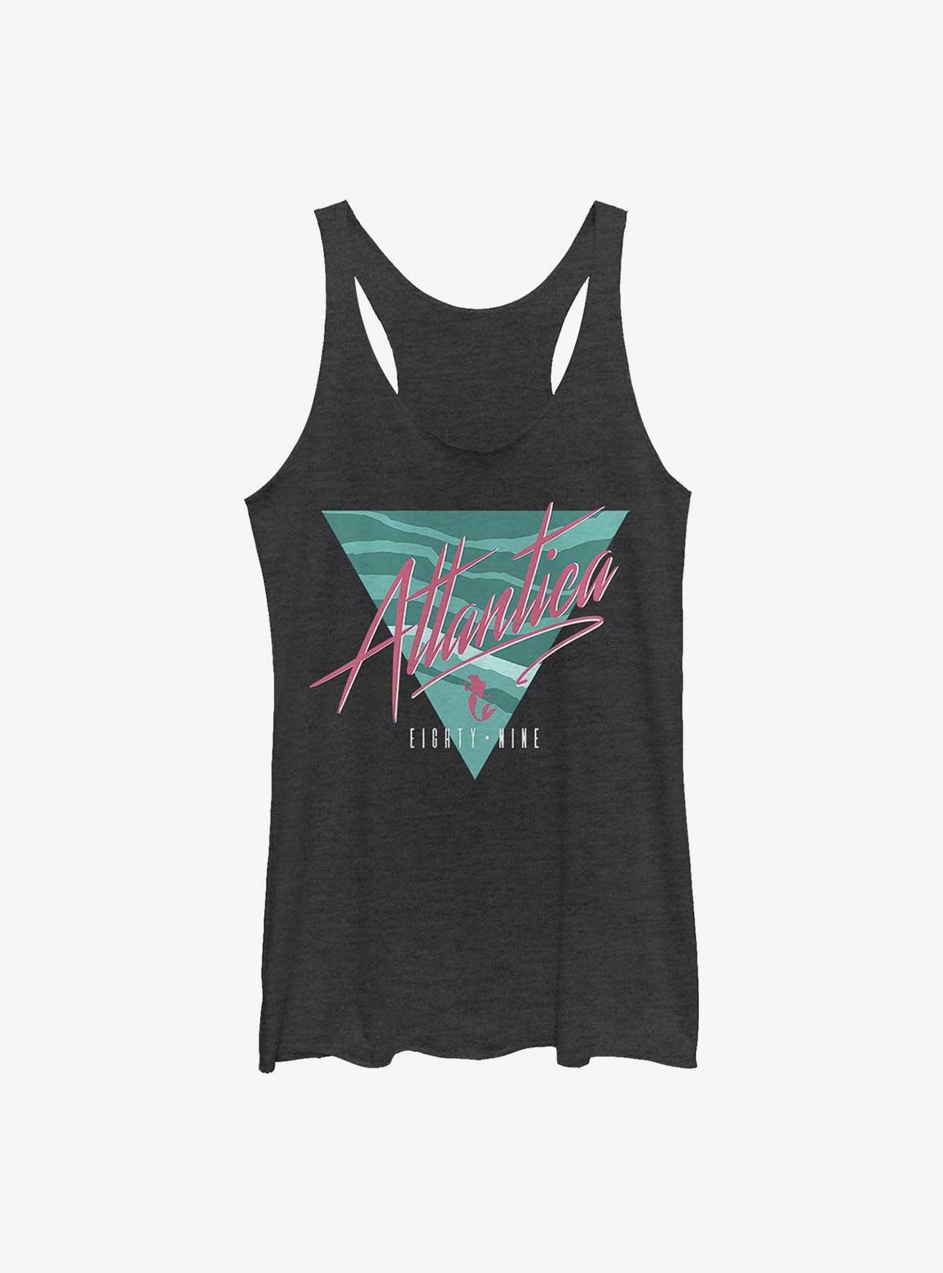 Disney The Little Mermaid Retro Atlantica 89 Logo Girls Tank, , hi-res