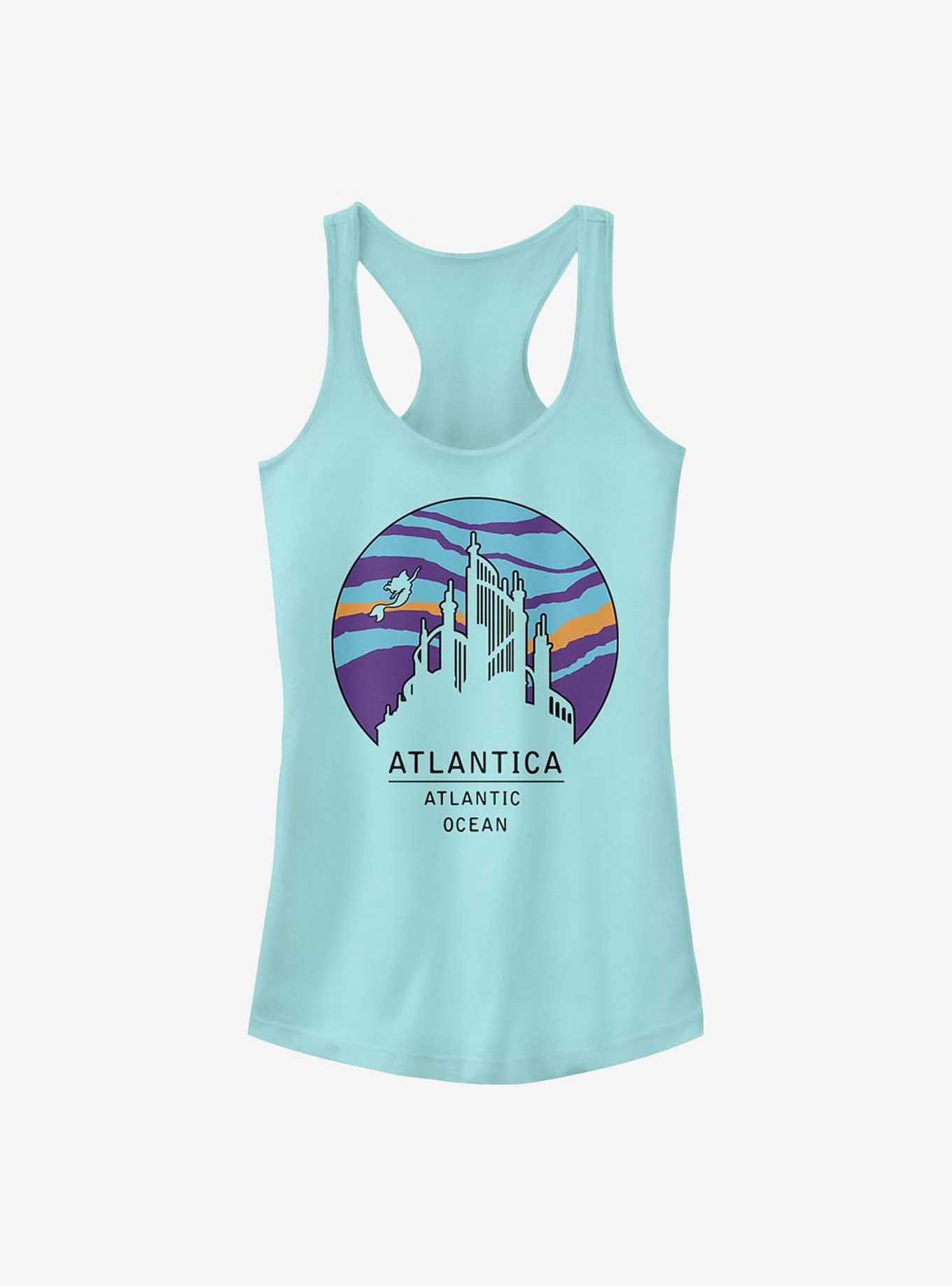 Disney The Little Mermaid Atlantica Logo Girls Tank, , hi-res