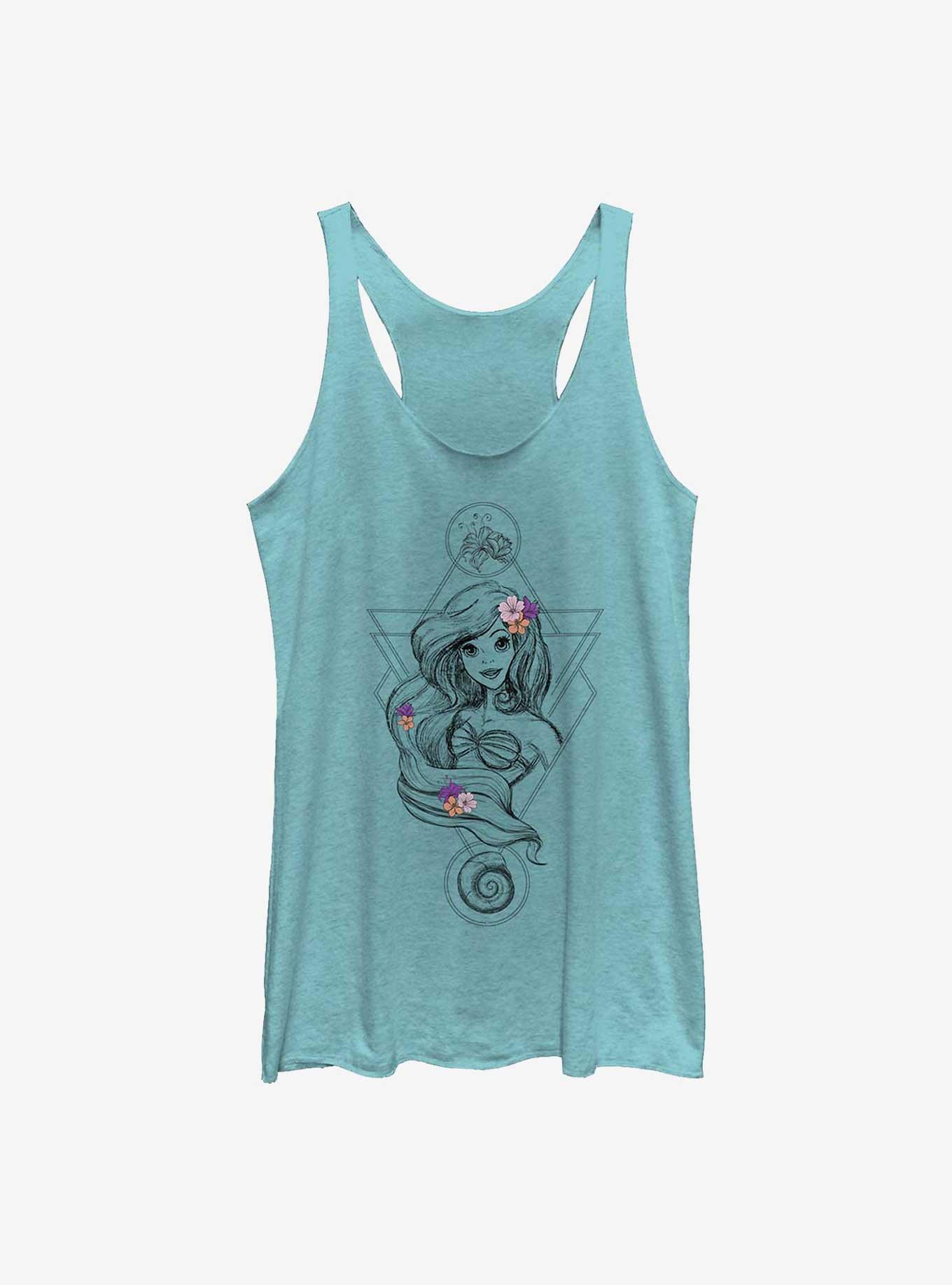 Disney The Little Mermaid Boho Ariel Girls Tank