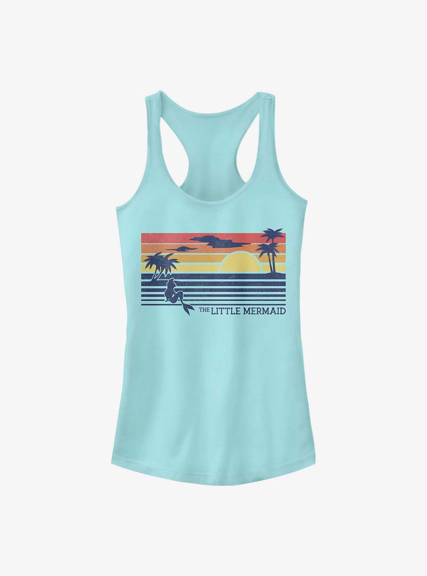 Disney The Little Mermaid Graphic Sunset Girls Tank, CANCUN, hi-res