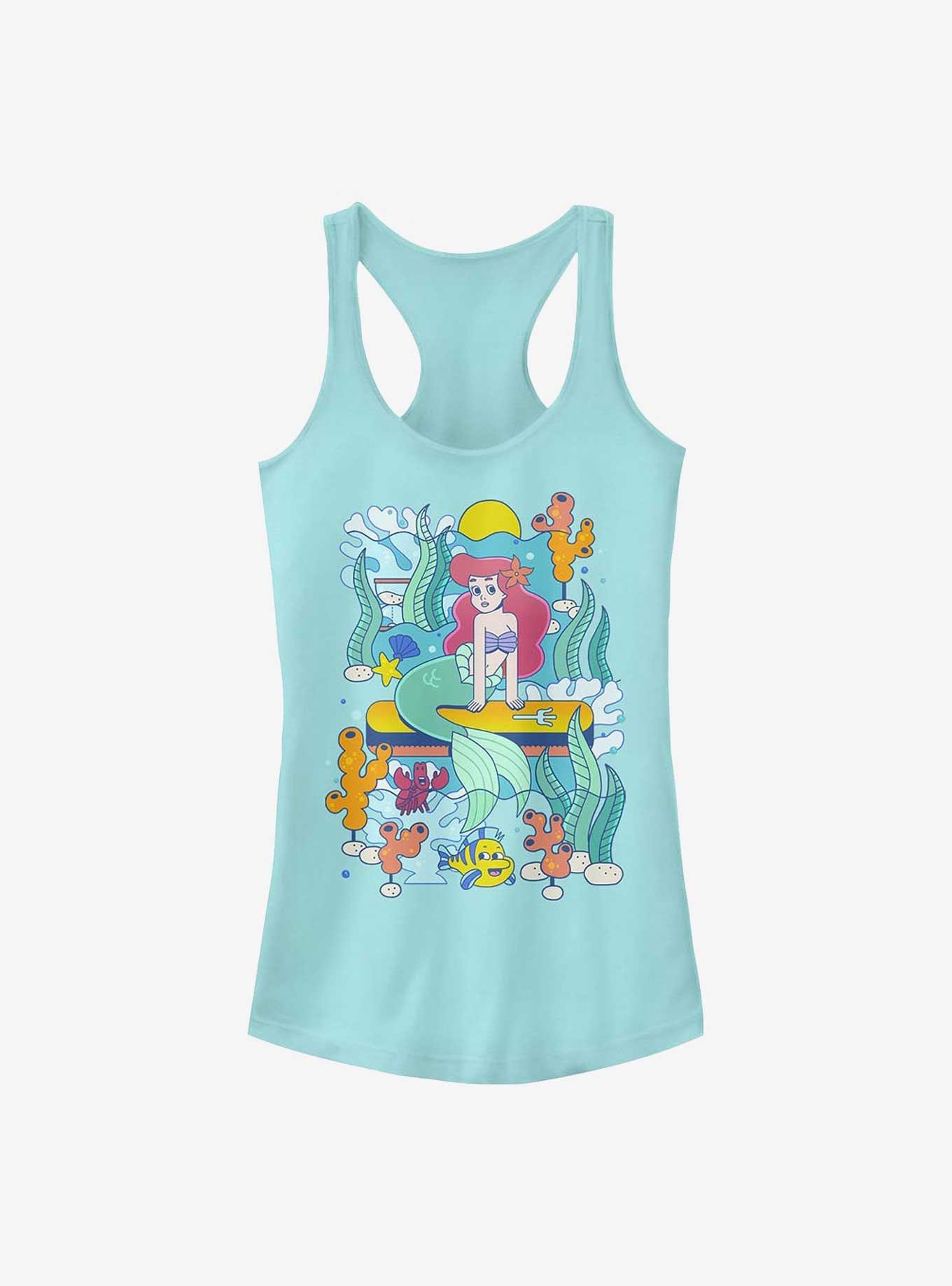 Disney The Little Mermaid Mermaid Jam Girls Tank, , hi-res