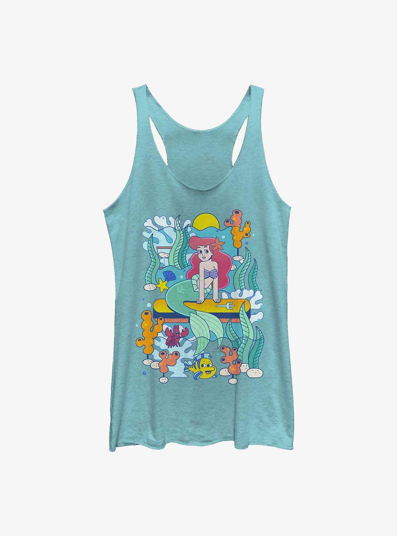 Disney The Little Mermaid Mermaid Jam Girls Tank, TAHI BLUE, hi-res