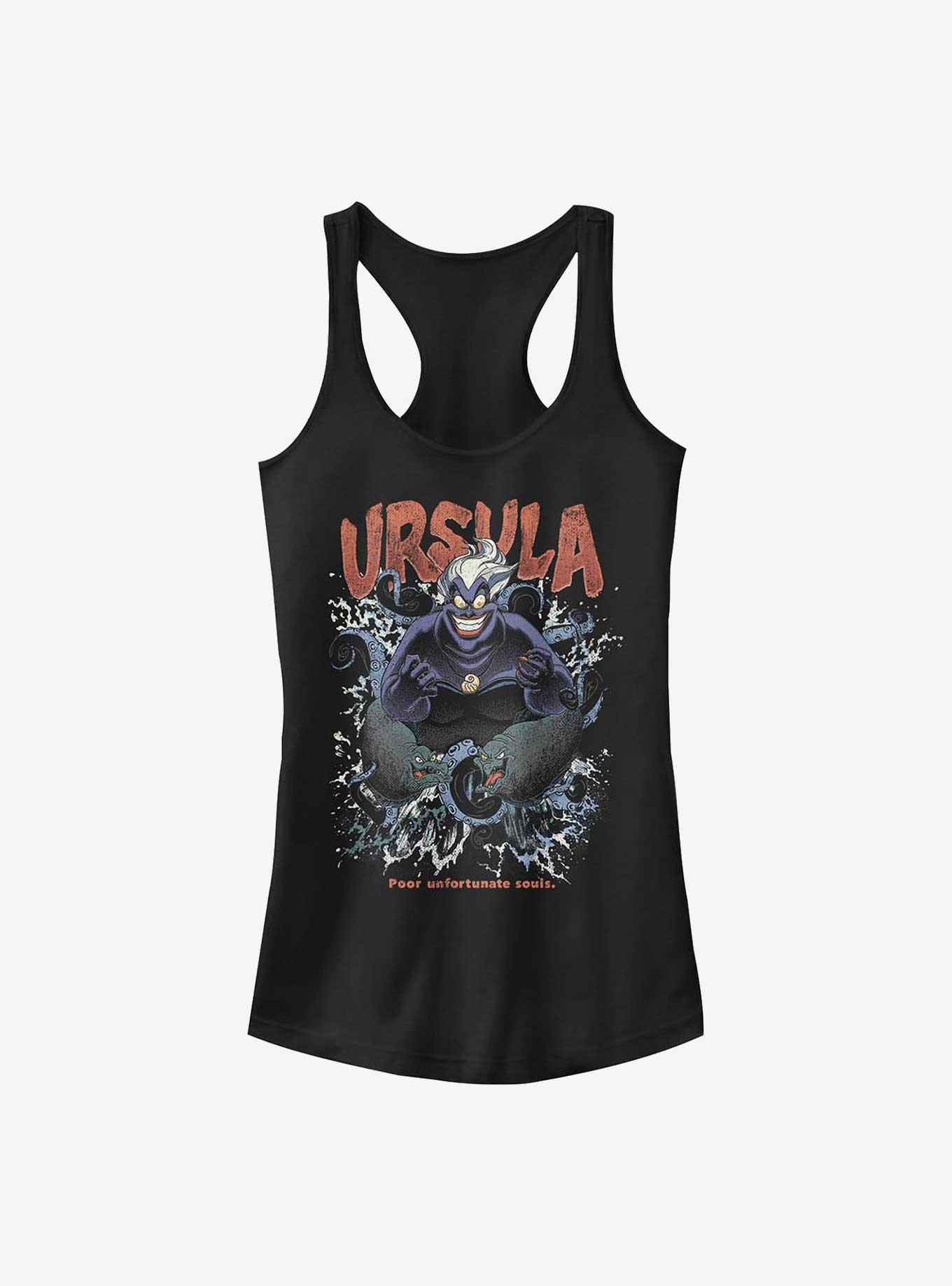 Disney The Little Mermaid Ursula Taking Over Girls Tank, BLACK, hi-res