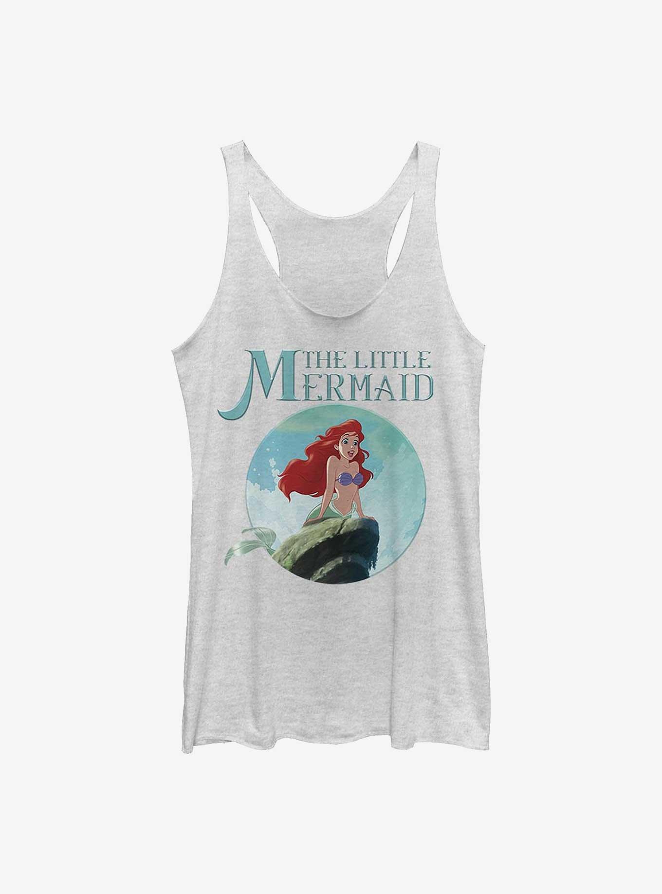 Disney The Little Mermaid Ariel Part Of Your World Girls Tank, WHITE HTR, hi-res