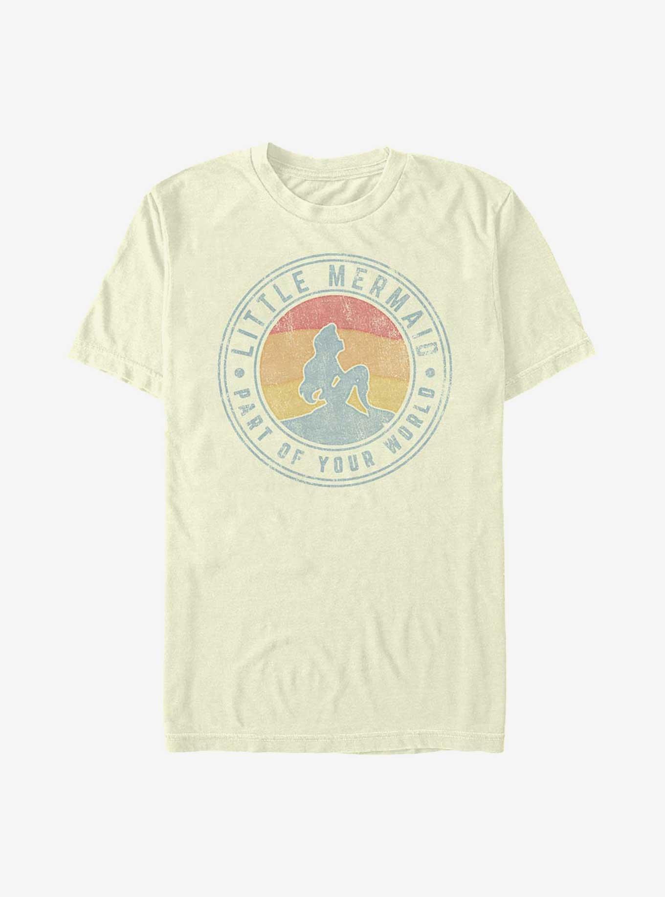 Disney The Little Mermaid Sunset Badge T-Shirt, , hi-res