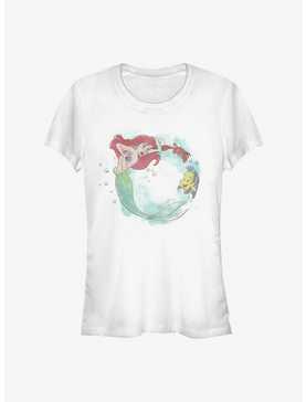 Disney The Little Mermaid Ariel, Flounder, and Sebastian Girls T-Shirt, , hi-res