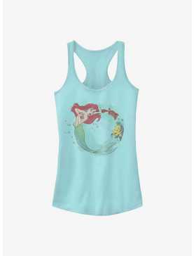 Disney The Little Mermaid Ariel, Flounder, and Sebastian Girls Tank, , hi-res