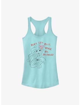 Disney The Little Mermaid Don't Silence Your Voice Girls Tank, , hi-res