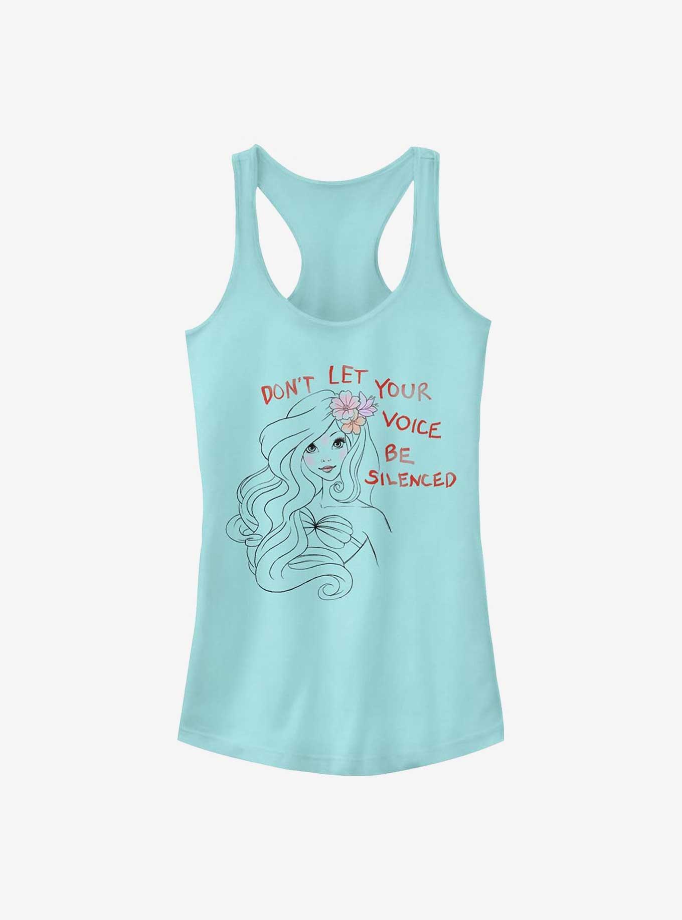 Disney The Little Mermaid Don't Silence Your Voice Girls Tank, , hi-res