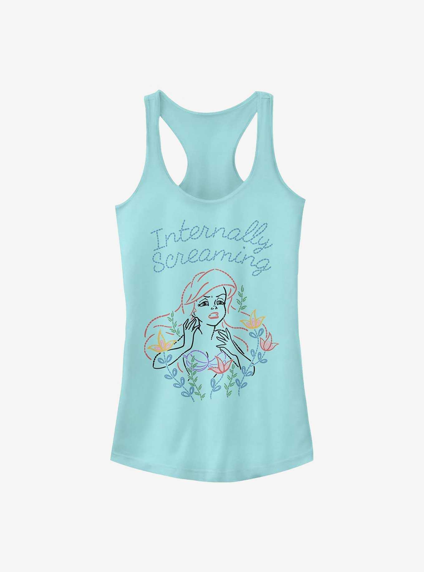 Disney The Little Mermaid Internally Screaming Girls Tank, , hi-res